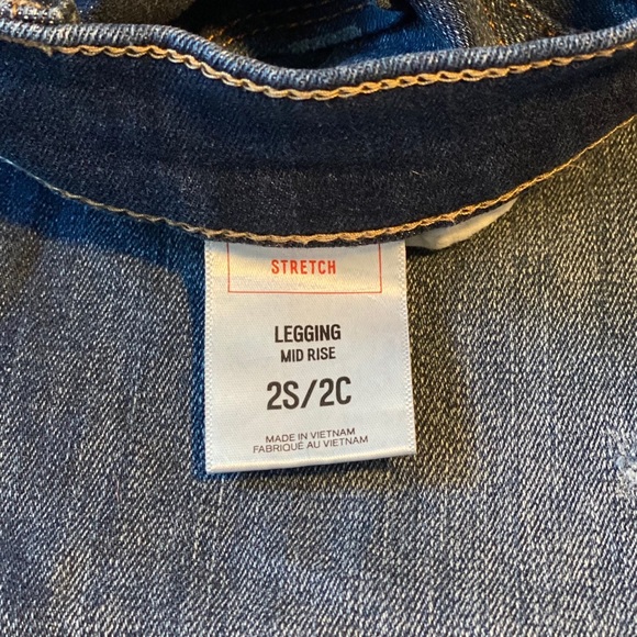 Express Mid-Rise Jeans - Size 2 short - Picture 3 of 3